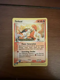 Pokemon TCG Torkoal EX 12/97 Holo Rare 2003 80 HP English, Ungraded, Kagemaru - Image 1