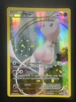 Pokemon TCG Mew XY110 XY Promo Holo Lighlty Played LP - Image 1