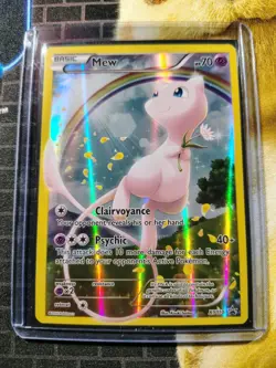 Mew - 2016 Pokemon TCG - Black Star Promo - XY110 - Full Art - Holo - Image 1