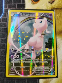 Mew - 2016 Pokemon TCG - Black Star Promo - XY110 - Full Art - Holo - Image 3