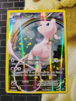 Mew - 2016 Pokemon TCG - Black Star Promo - XY110 - Full Art - Holo - Image 4