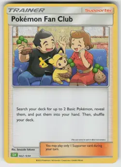 Holo Foil Pokemon Fan Club (CLV) 022/034 Classic Collection Trading Card Game Cl - Image 1