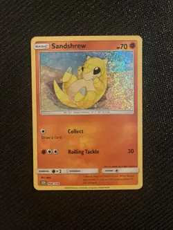 Sandshrew 008/034 Holo Classic Collection Trading Card Game Classic Pokemon NM - Image 1