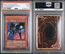 2002 YU-GI-OH! MRL-MAGIC RULER #073 TOON SUMMONED SKULL PSA 7 - Image 3