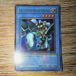 Konami Yu-Gi-Oh! Paladin of White Dragon MFC-026 Ultra Rare Unlimited 1900/1200 - Image 1
