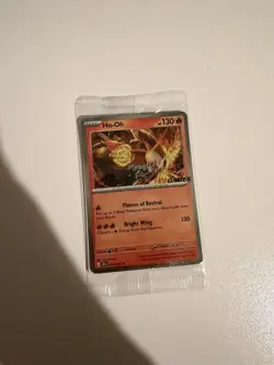 Ho-oh Eb Games Stamped Sealed Promo 010/086 Chaos Rising - Image 1
