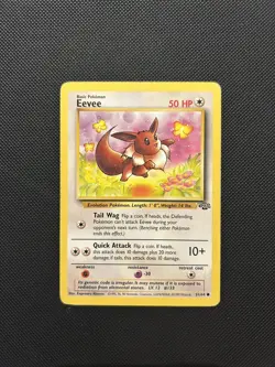 Eevee 51/64 | Base Set Jungle | Non Holo Pokemon Card HP - Image 1