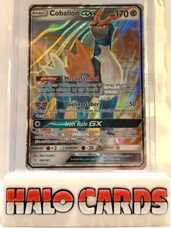 PACK FRESH 2019 Pokemon Sun & Moon Team Up #106 Cobalion Gx Team Up G - Image 1