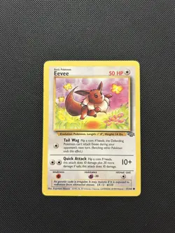 Eevee 51/64 | Base Set Jungle | Non Holo Pokemon Card HP - Image 1