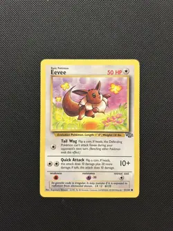 Eevee 51/64 | Base Set Jungle | Non Holo Pokemon Card HP - Image 1