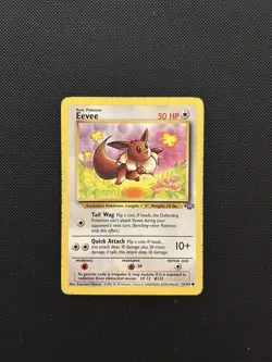 Eevee 51/64 | Base Set Jungle | Non Holo Pokemon Card HP - Image 1