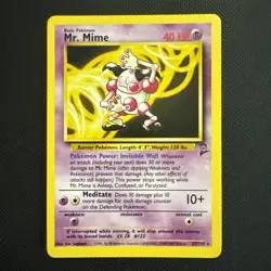 Mr. Mime 027/130 Base Set 2 Rare Pokemon S117 - Image 1