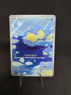 Spheal - 199/191 Pokemon Illustration Rare SV08: Surging Sparks Card NM - Image 1