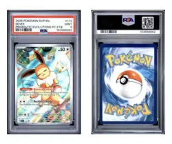 PSA 9 POKEMON 2025 EEVEE PRISMATIC EVOLUTIONS POKEMON CENTER PROMO #173 PC ETB - Image 1