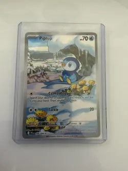 Piplup 098/094 Illustration Rare - Phantasmal Flames - Pokemon TCG - NM - Image 3