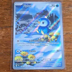 Pokemon Piplup 098/094 Me02 Phantasmal Flames Illustration Rare Holo ENG - Image 1