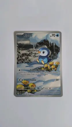 Pokemon Card TCG - Piplup 098/094 - Phantasmal Flames - Illustration Rare - - Image 1