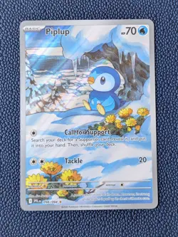 Piplup 098/094 - Phantasmal Flames - Illustration Rare English Pokemon TCG LP - Image 1