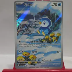 Pokemon TCG Piplup 098/094 Me02: Phantasmal Flames Holo Illus Rare - Image 1