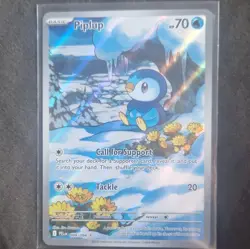 The Pokemon Company Pokemon TCG Piplup 098/094 Illustration Rare Holo English - Image 1