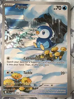 The Pokemon Company Piplup 098/094 Me02 Phantasmal Flames Holo IR HP 70 - Image 1