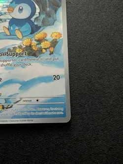 - Pokemon TCG Phantasmal Flames Piplup Illustration Rare 098/094 - PACK FRESH - - Image 5