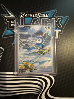 Pokemon TCG Piplup Illustration Rare Phantasmal Flames 098/094 - Image 1