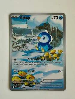 Pokemon Piplup 098/094 ME02 Phantasmal Flames Illustration Rare NM/M - Image 1