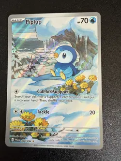 Pokemon TCG Piplup Phantasmal Flames 098/094 Secret Rare See Pictures - Image 3