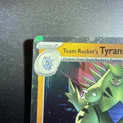 Team Rocket’s Tyranitar Pokemon Center Stamp Promo Destined Rival 096/182 - Image 2