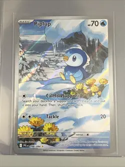 Piplup 098/094 Phantasmal Flames Illustration Rare Pokemon PSA 10 CONTENDER - Image 1
