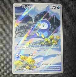 The Pokemon Company Pokemon TCG Piplup 098/094 ME02 IR Holo English HP70 - Image 1