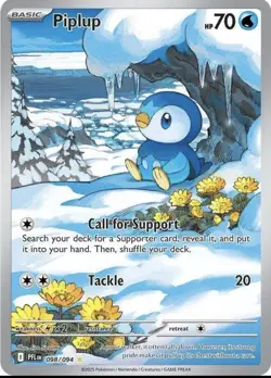 Pokemon TCG Phantasmal Flames Piplup Card 098/094 NM Condition - Image 1
