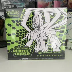 PERFECT ORDER ETB Pokemon Center Edition (Mega Evolution) Pokemon TCG BNIB+S - Image 1