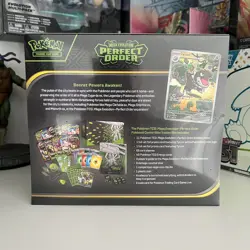 PERFECT ORDER ETB Pokemon Center Edition (Mega Evolution) Pokemon TCG BNIB+S - Image 3