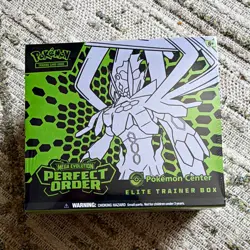 Pokemon TCG Mega Evolution: Perfect Order Pokemon Center ETB English 9 Cards - Image 1