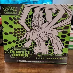 Pokemon TCG Mega Evolution: Perfect Order Pokemon Center ETB Promo - Image 1