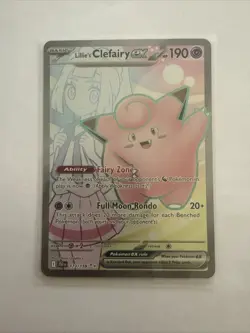 Pokemon Lillie's Clefairy ex 173/159 Sv09: Journey Together Holo M/NM Pokemon - Image 1