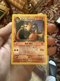 Dark Charizard - 21/82 - Pokemon Team Rocket 1st Edition Rare Card WOTC NM - Image 1