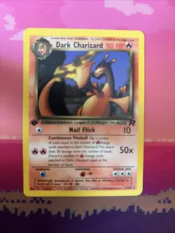 Pokemon Card Dark Charizard Team Rocket 1st Edition 21/82 Near Mint - Image 1
