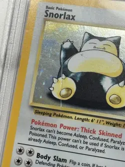 1999 Pokemon Jungle #11 Snorlax Holo PSA 8 NM-MT - Image 3