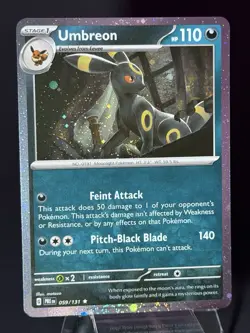 Umbreon Swirl🌀 (Cosmos Holo) 059/131 Prismatic Evolutions Costco Promo Pokemon - Image 3