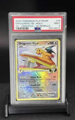 Dragonite FB 56/147 Pokemon Crosshatch Holo League Promo Supreme Victors PSA 9 - Image 4