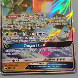 The Pokemon Company Rayquaza GX 109/168 SM Celestial Storm Holo Ultra Rare 180HP - Image 2