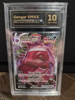 TCG 10 Gengar Vmax 157/264 - Fusion Strike - Holo Ultra Rare - Pokemon - Image 1