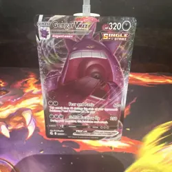 Pokemon TCG Gengar VMAX 157/264 Fusion Strike Single Strike Ultra Rare Holo - Image 1