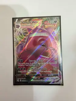 Pokemon TCG Gengar Vmax Fusion Strike 157/264 Holo Ultra Rare - Image 1