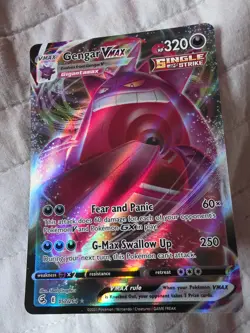 Pokemon TCG Gengar Vmax Fusion Strike 157/264 Holo Ultra Rare - Image 1
