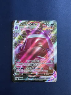 Pokemon TCG Gengar Vmax Fusion Strike 157/264 Holo Ultra Rare - Image 1