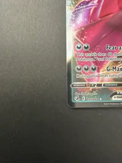 Pokemon TCG Gengar Vmax Fusion Strike 157/264 Holo Ultra Rare - Image 5